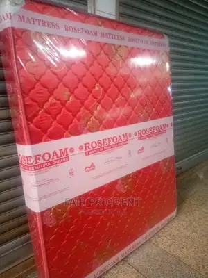 Mattress 5x6 in 8inches Quilted Density Rosefoam (Red)