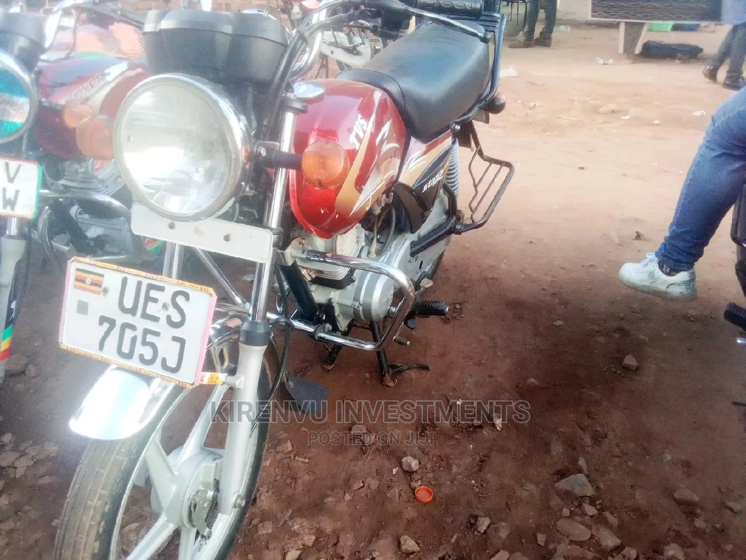TVS XL 100 2021 Red