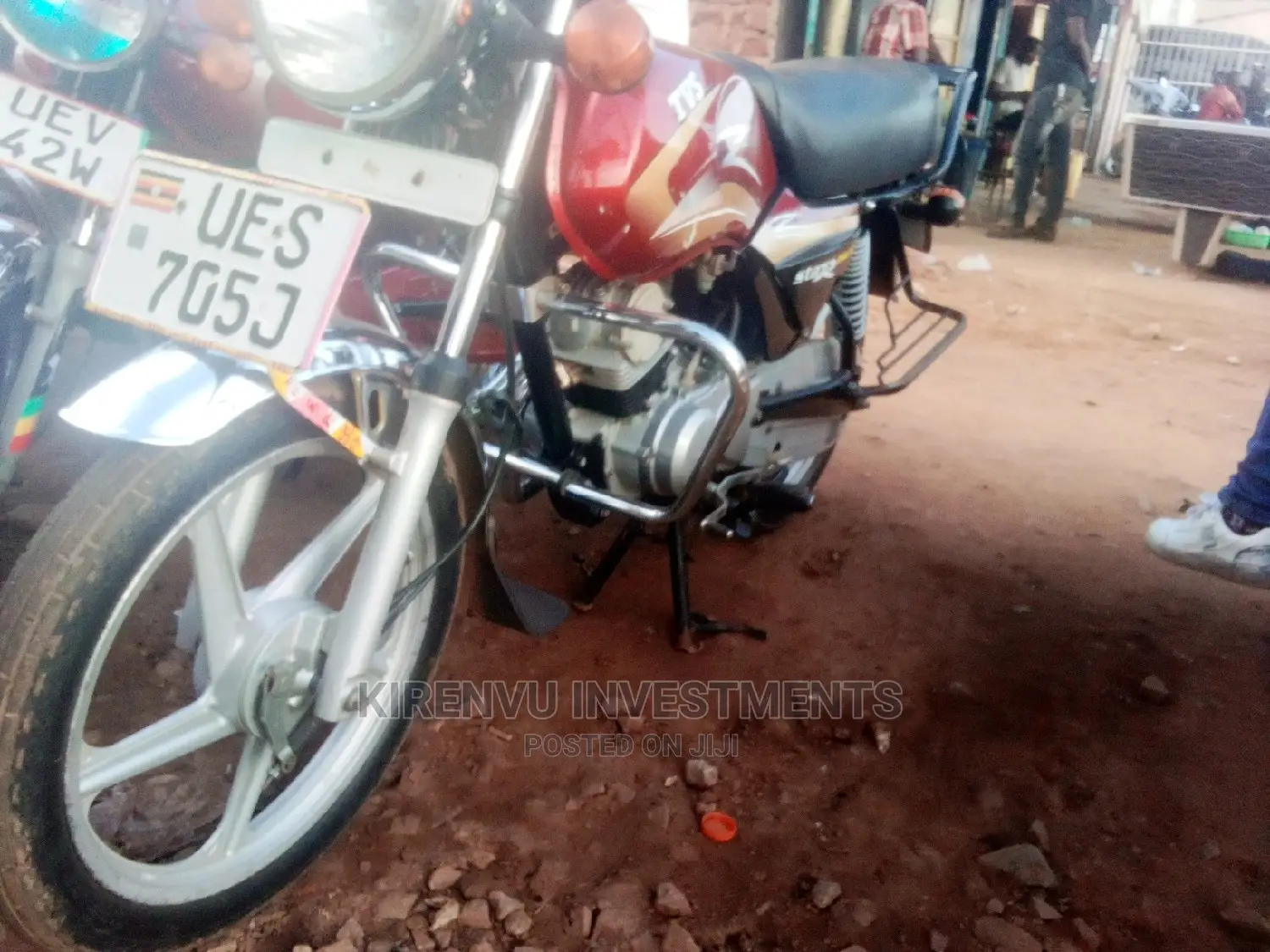 TVS XL 100 2021 Red