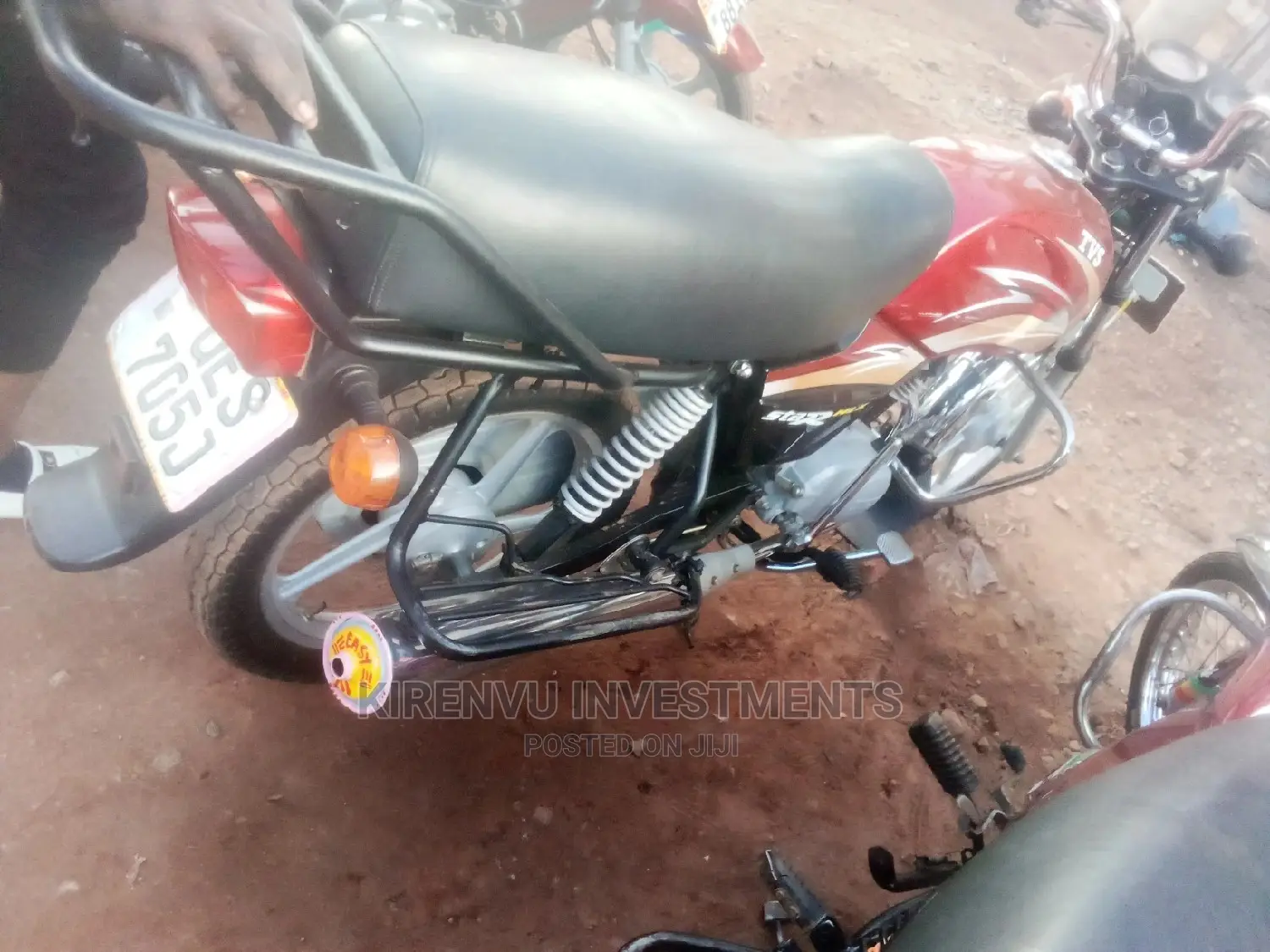 TVS XL 100 2021 Red