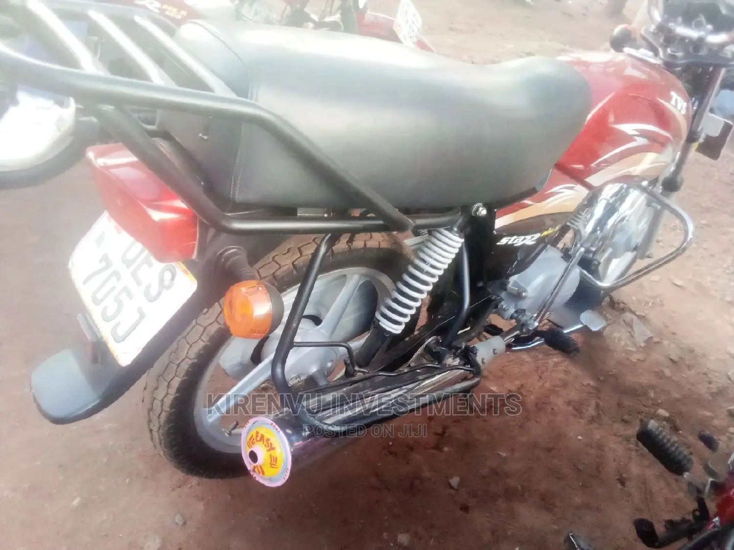 TVS XL 100 2021 Red