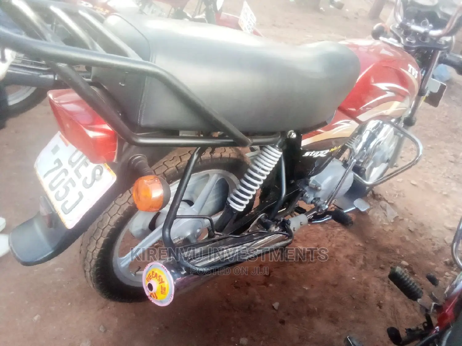 TVS XL 100 2021 Red