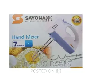 Sayona Hand Mixer 7 Speed - White