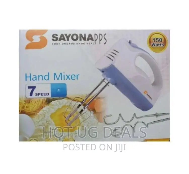 Sayona Hand Mixer 7 Speed - White