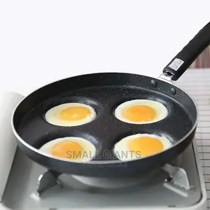 Non-Stick 4-Hole Cookware Frying Pan