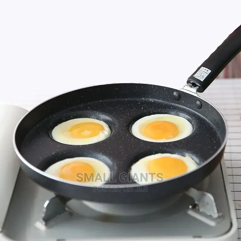 Non-Stick 4-Hole Cookware Frying Pan