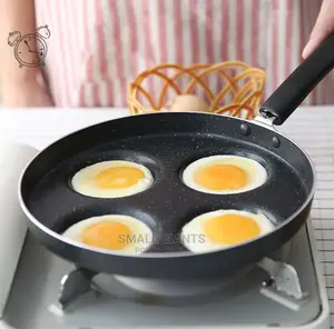 Non-Stick 4-Hole Cookware Frying Pan