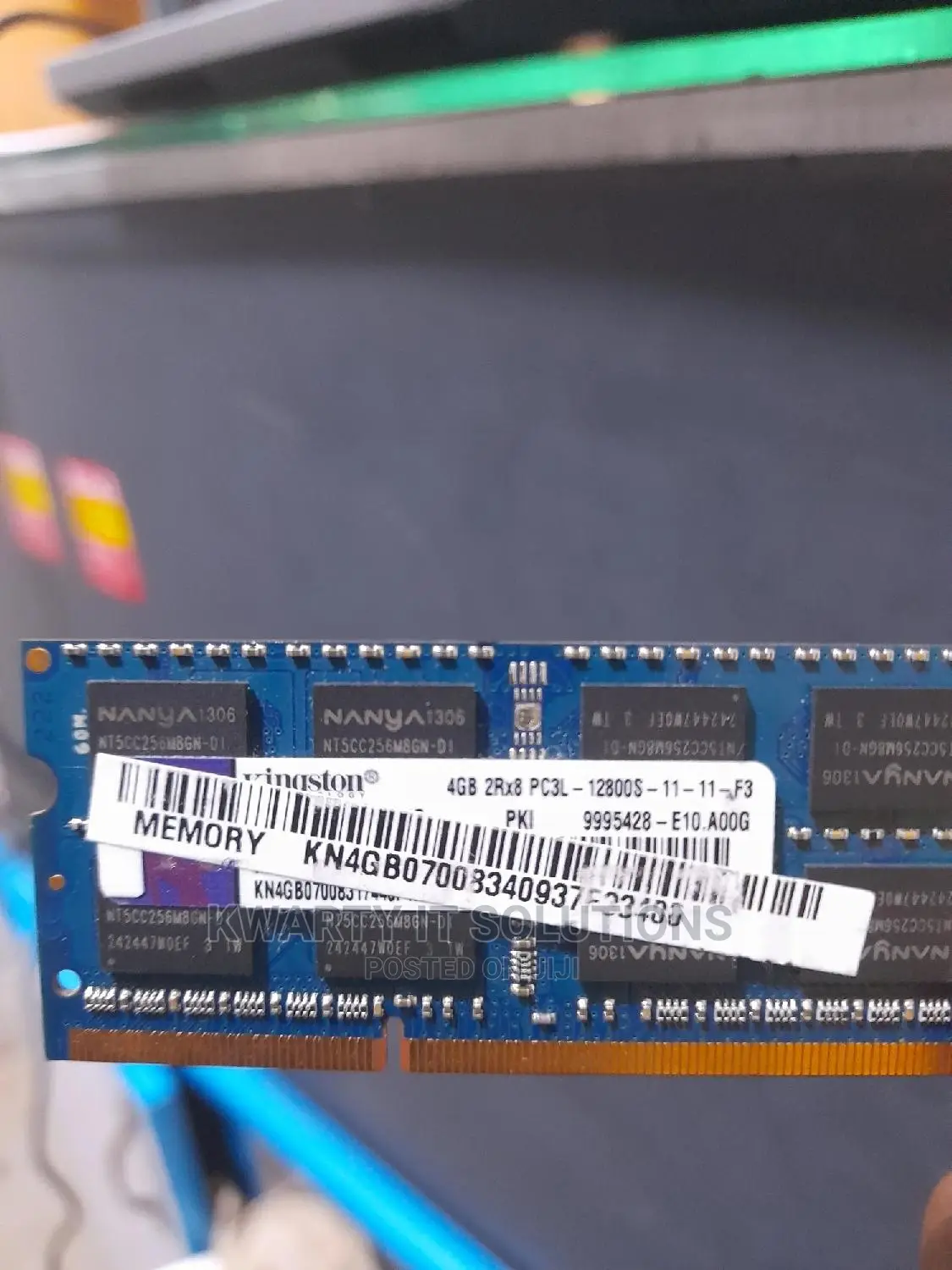4gb Ddr3l(Pc3l) RAM