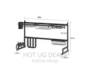 Dish Drying Draining Rack, Over The Sink Storage Organizer