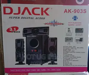 3.1 Djack Bluetooth Home Theater System With Remote- Black