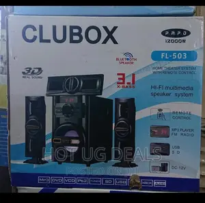 3.1 Fol Bluetooth Home Theater Speaker Woofer - Black