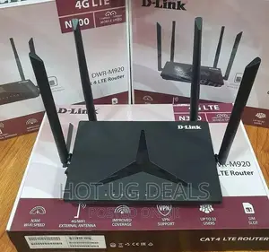 D-Link -M920 4G LTE N300 Sim Card Router (32 Devices)- Black
