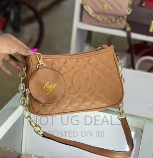 Ladies Designer Handbag - Brown