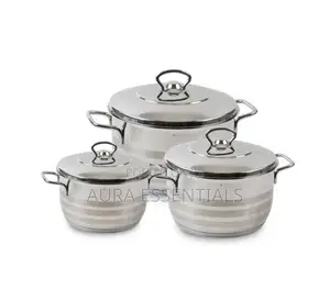 3pcs Stainless Steel Cookware Set