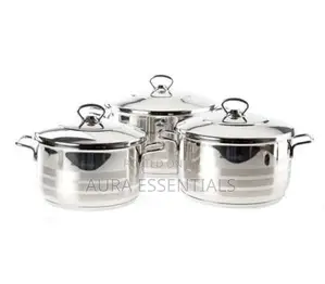 3pcs Stainless Steel Cookware Set