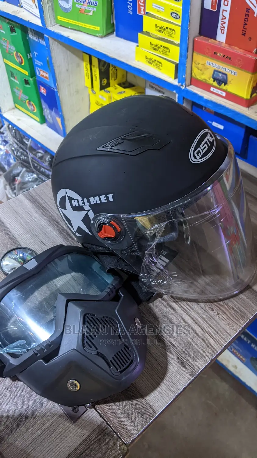 Riding Helmet and Riding Face Mask