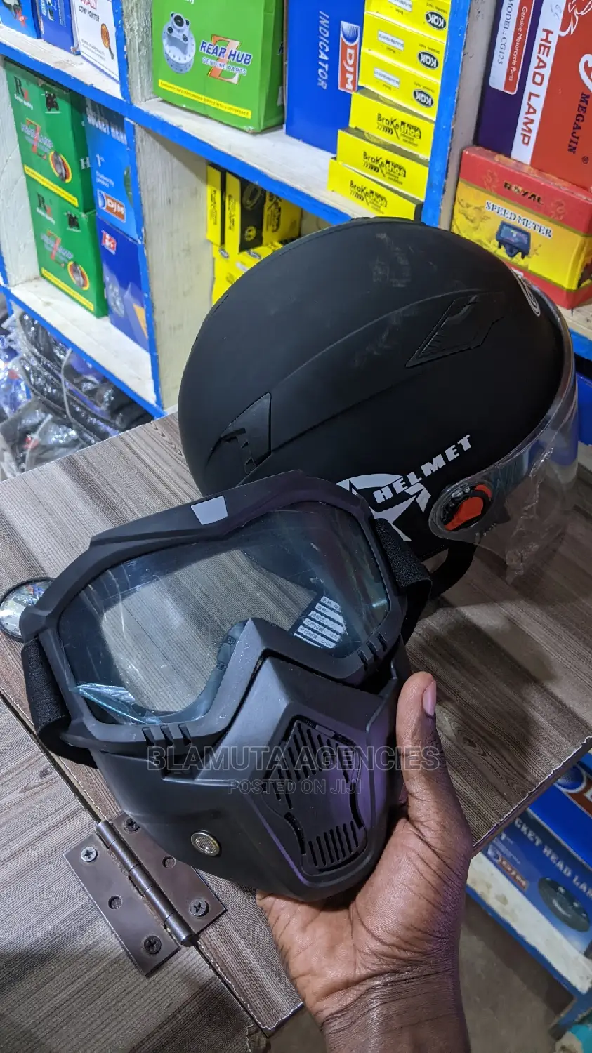 Riding Helmet and Riding Face Mask