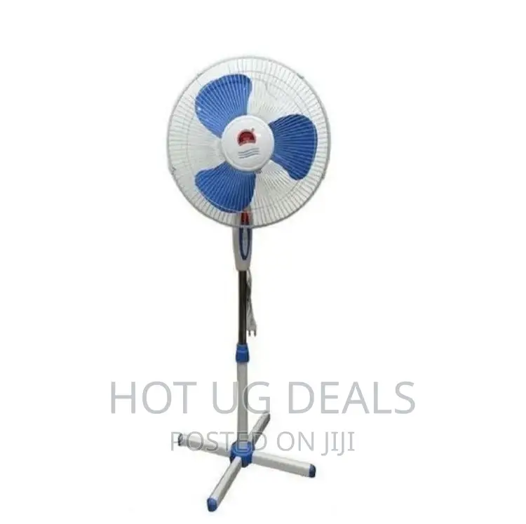 16inch Stand Fan - White/Blue