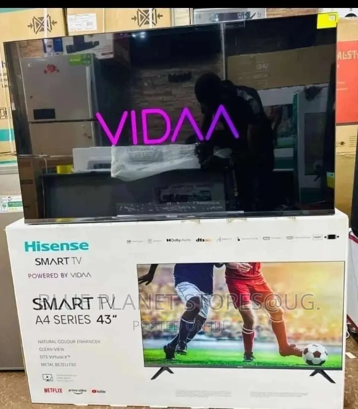 Hisense 43inch Full HD Smart Bezelless Tvs.