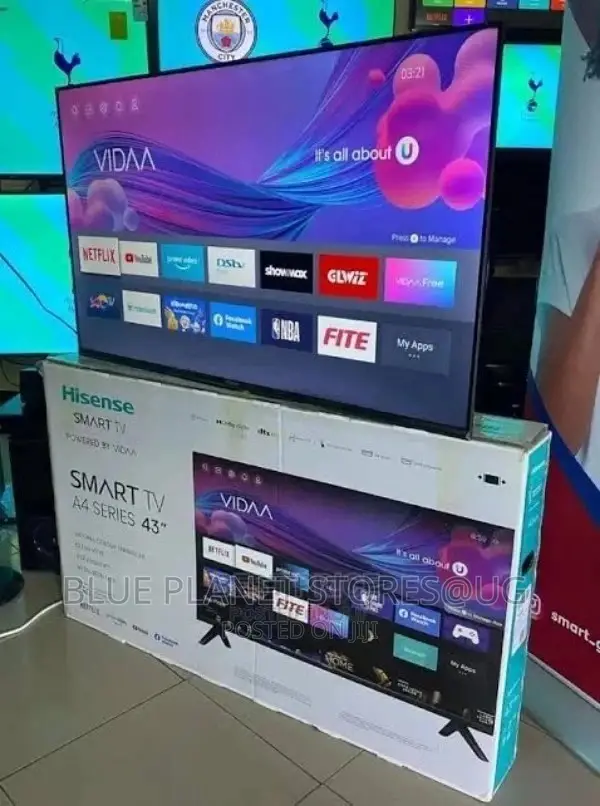 Hisense 43inch Full HD Smart Bezelless Tvs.