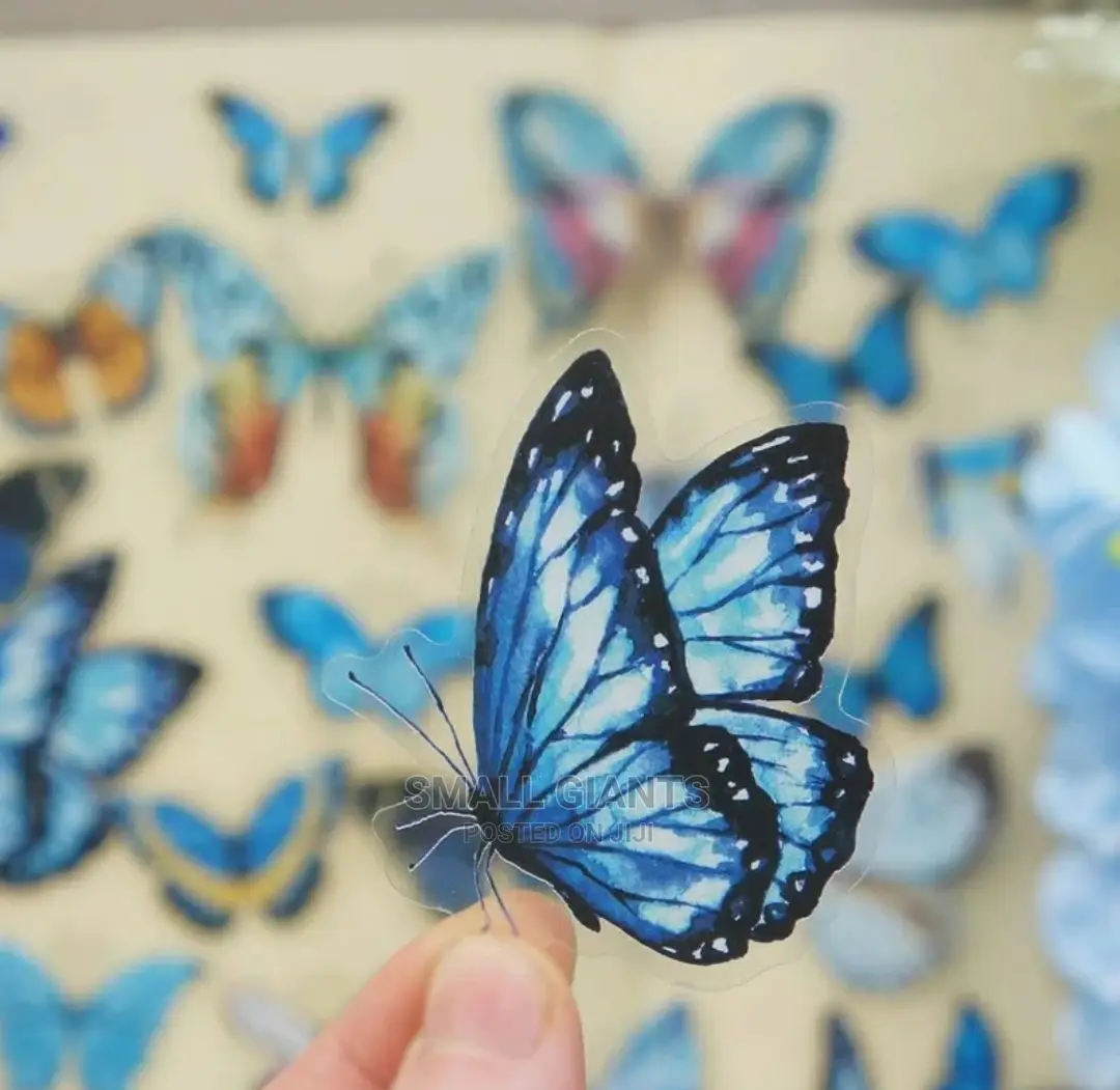 8pcs 3D Butterfly Wall Sticker Decal for Living Rooms