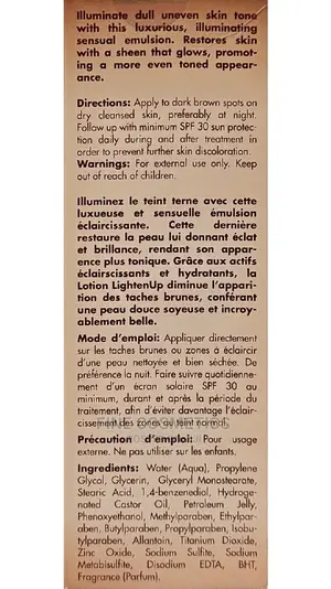 Lighten Up Plus 7days Lightening Body Lotion 400ml USA