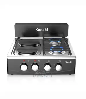 2 Gas + 2 Electric Hot Plate (4 Burner Grade)
