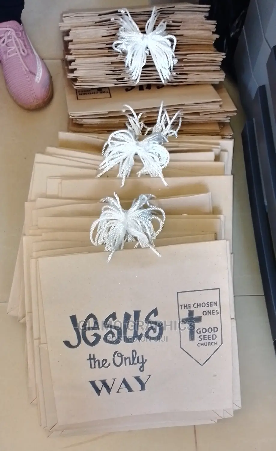 Jesus Paper Bags Customized Big