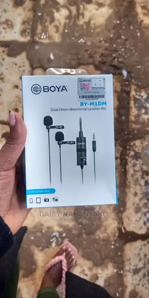 Boya Dual Omni Directional Lavalier Mic
