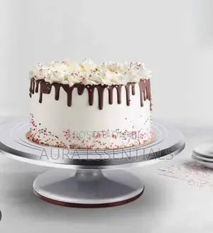 Professional Metallic Cake Decorating Turnable