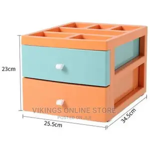 2 Tier Drawer Mini Storage Unit