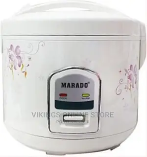 Marado Electric Rice Cooker- 5 Litres-500w – White