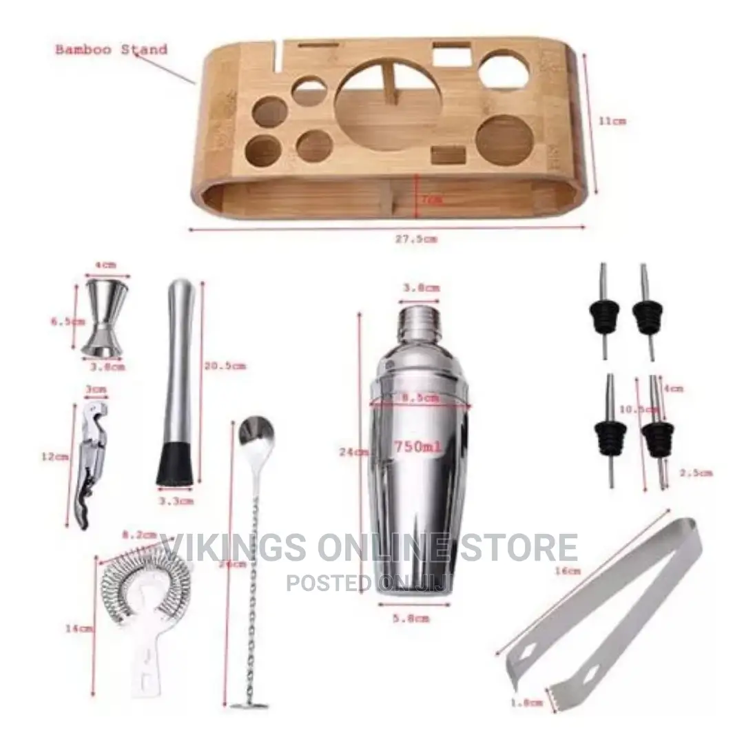 12-Piece Martini Cocktail Shaker 750ML