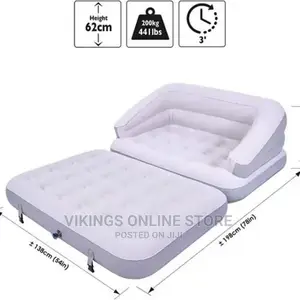 Double Air Couch Folding Sofa Bed Inflatable Mattress
