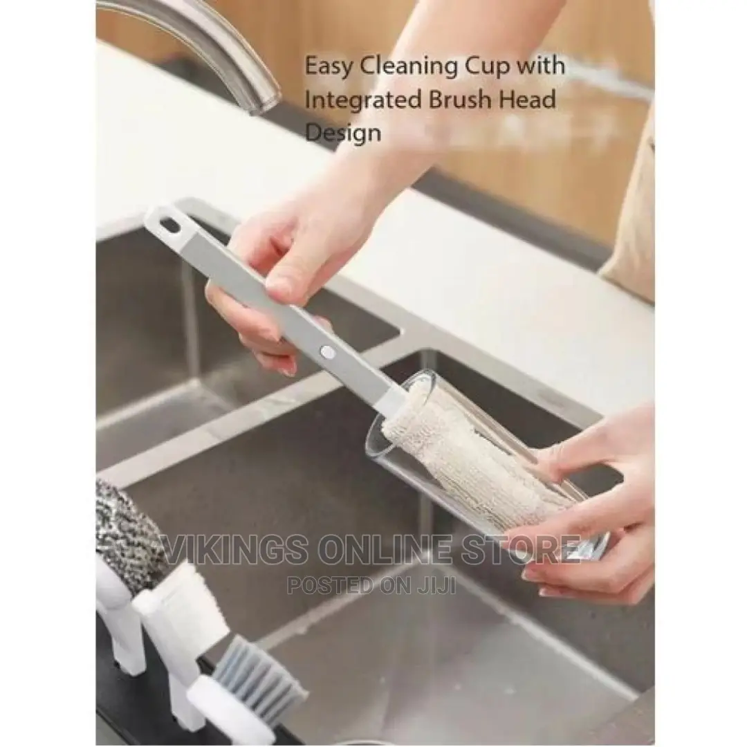 Kitchen Cleaning Kit Folding 4 Type Brushes F
