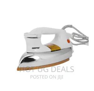 Geepas Dry Iron AC 220-240v, GDI23011 – Silver