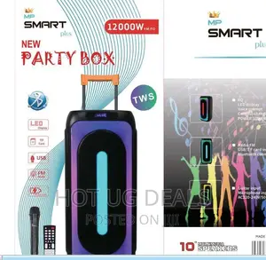 MP-100 New Party Speaker Smartplus Partybox - Black
