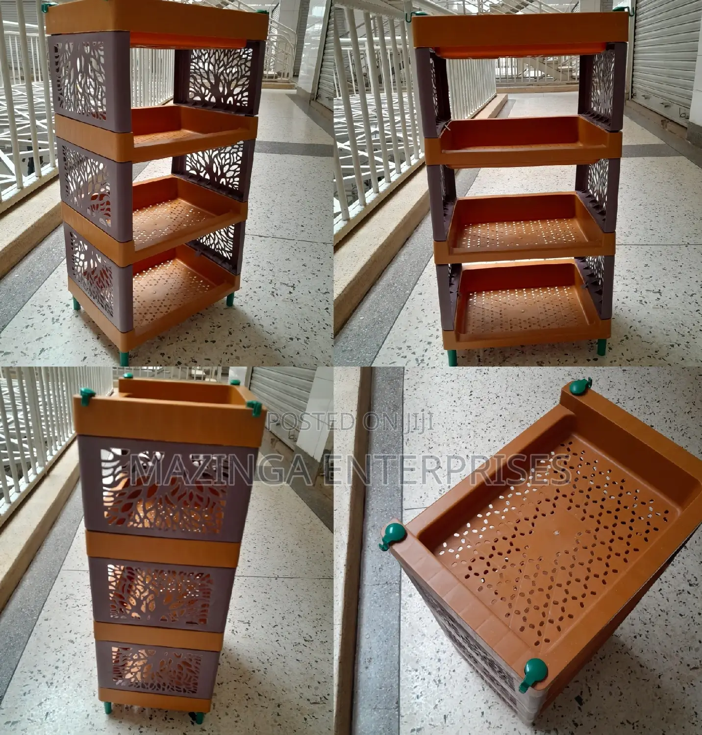 4tier Plastic Kitchen Rack