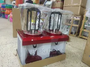 50L Electric Double Juice Dispenser - Red,White