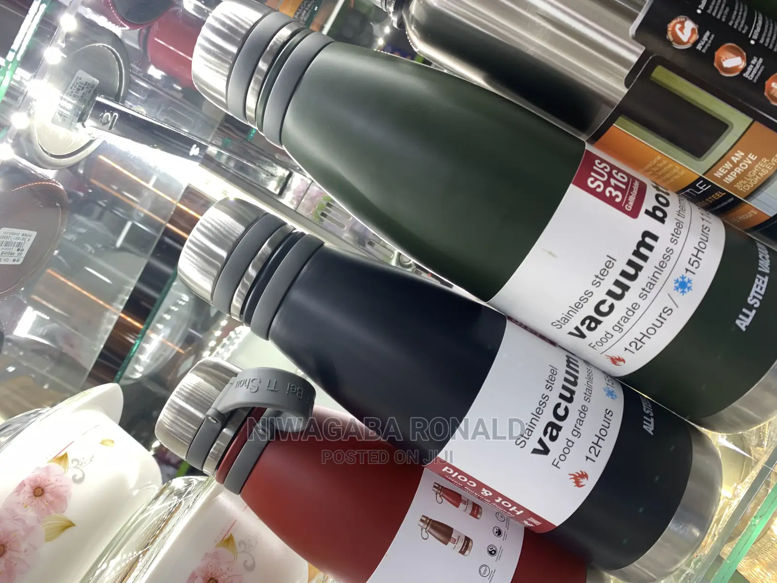 Double Wall Hot Cold Bottle Flask 24hrs