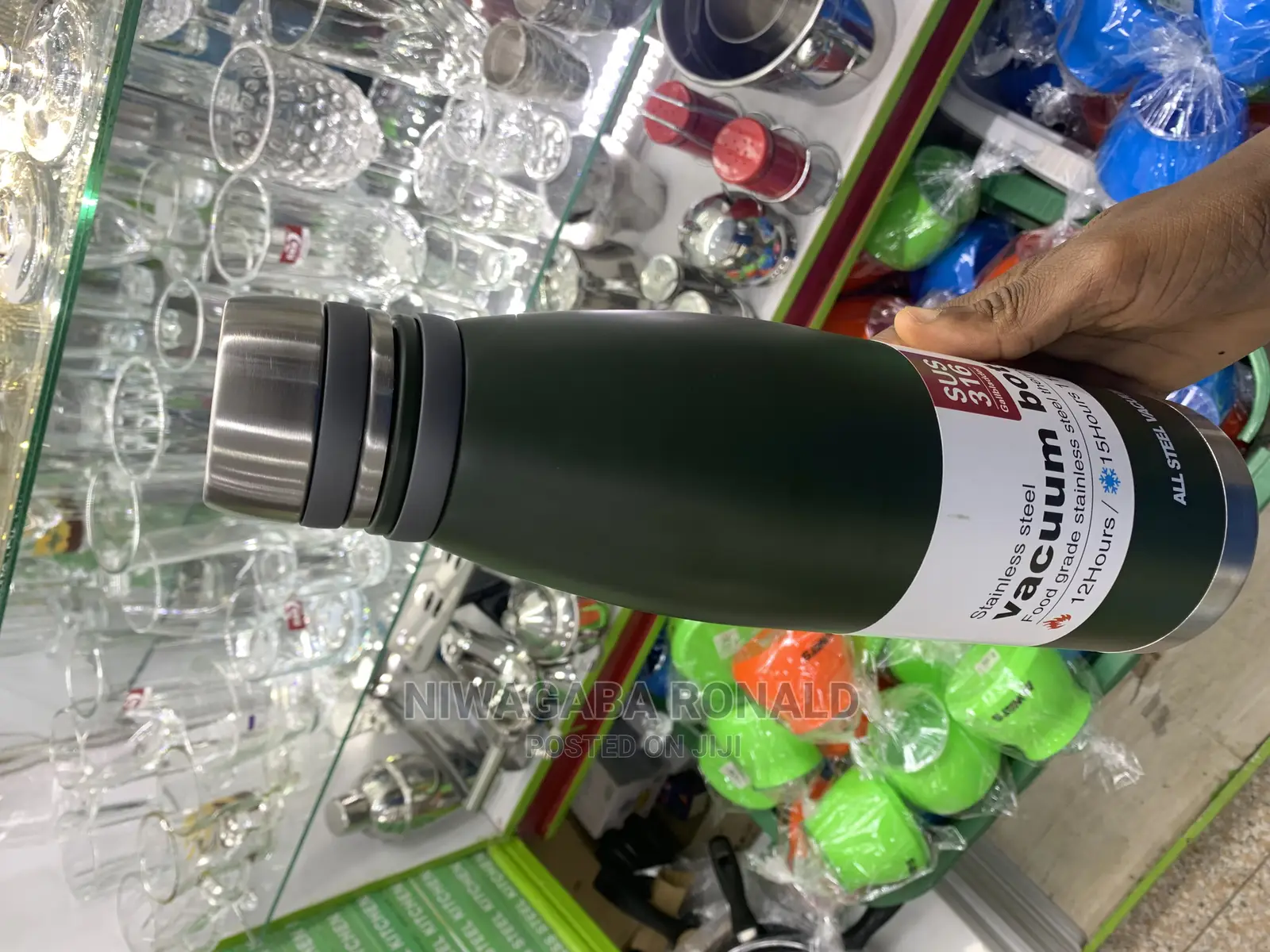 Double Wall Hot Cold Bottle Flask 24hrs