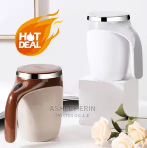 Automatic Self Stirring Mug Stainless Steel