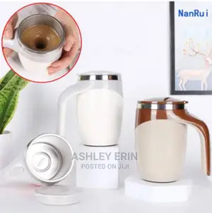 Automatic Self Stirring Mug Stainless Steel