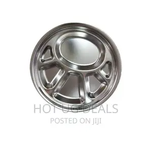 6 PCS of Stainless Steel Partition Plates - Silver