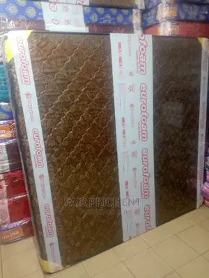 Premium High Density Mattres 6x6x8inche Eurofoam( Brown)