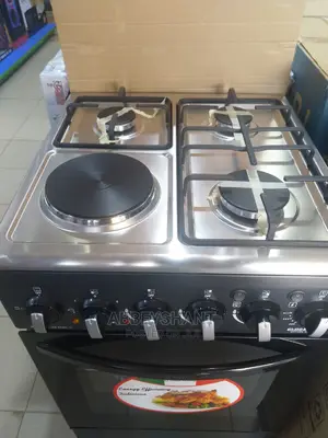 Stand Cooker/Electric Oven 3gas-1electric Plate