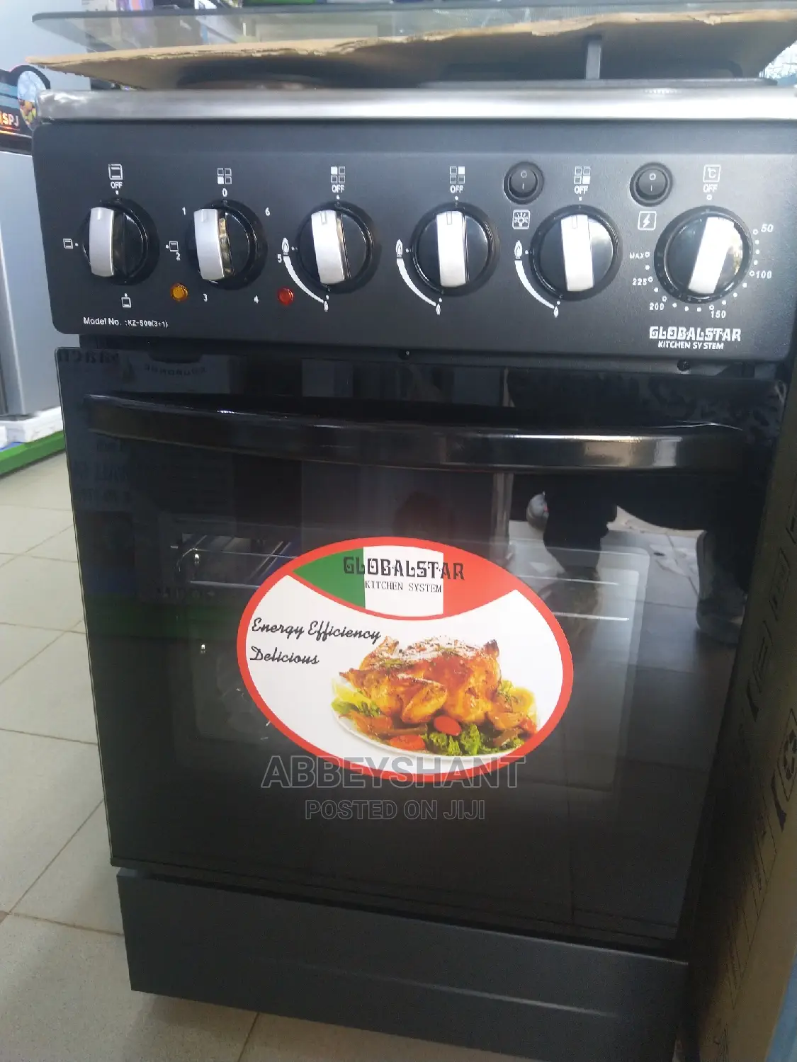Stand Cooker/Electric Oven 3gas-1electric Plate