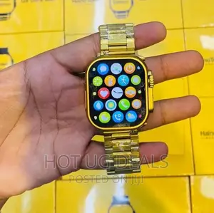 Haino Teko G8 Max 45MM Smart Watch With 2 Strap-Gold
