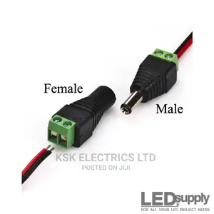 DC Green Male Connection DC Power Adapter