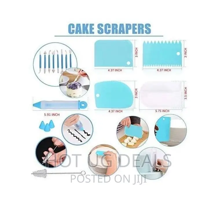 260pcs/Set Professional Cake Decorating Supplies Kit - Blue
